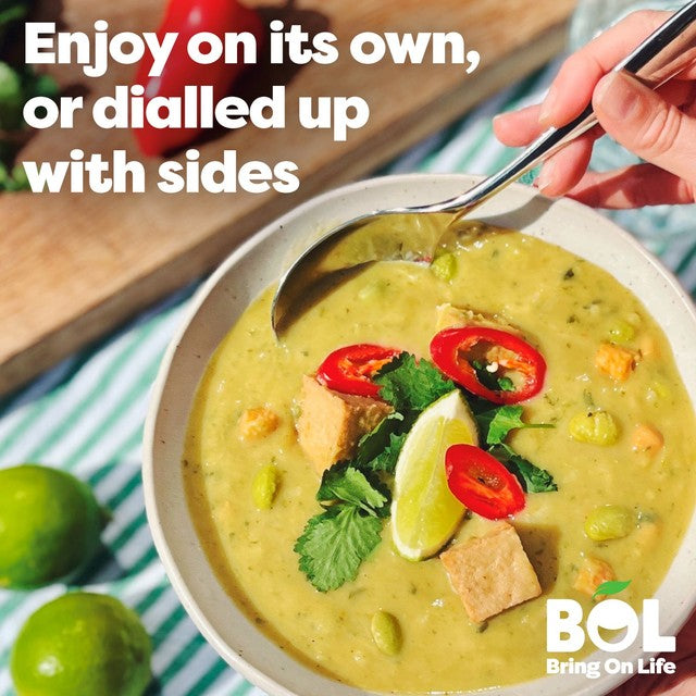BOL Thai Green Lentil Curry ready meal 450g - British product