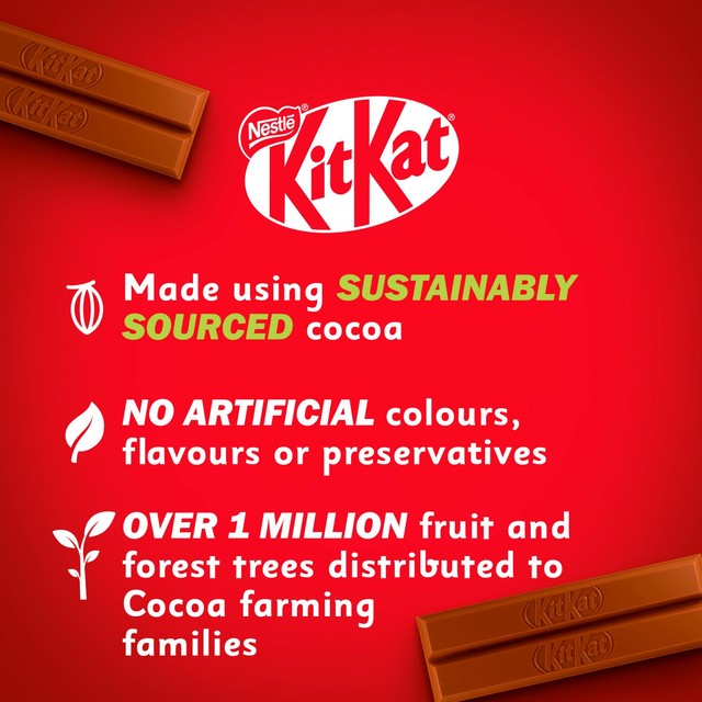 Kit Kat orange chocolate biscuit bar multipack 12x20g, UK version