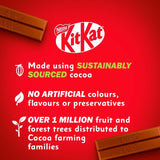 Kit Kat orange chocolate biscuit bar multipack 12x20g, UK version