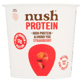 Nush Strawberry High Protein Almond Yogurt 350g, imported from the UK