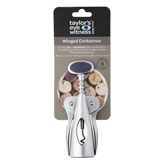 Taylors Eye Witness silver winged corkscrew (British brand)