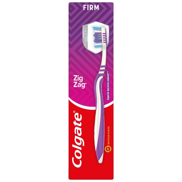Colgate ZigZag Firm manual toothbrush - British product