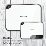 Salter Super Clear White Glass digital kitchen scale 5kg (British brand)