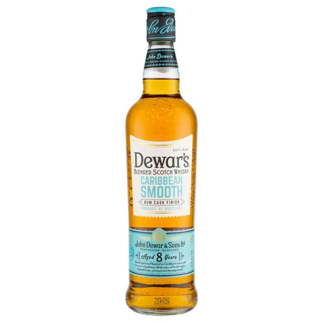 Dewars Caribbean Smooth Blended Scotch Whisky 70cl - British product