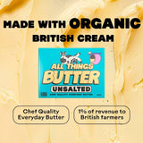 All Things Butter Organic Unsalted Butter 200g - British product