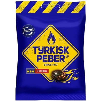 Fazer Tyrkisk Peber Original Hot Salmiak & Pepper Hard Candy 120g