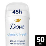 Dove Classic Fresh Anti-Perspirant Stick 50ml - British product