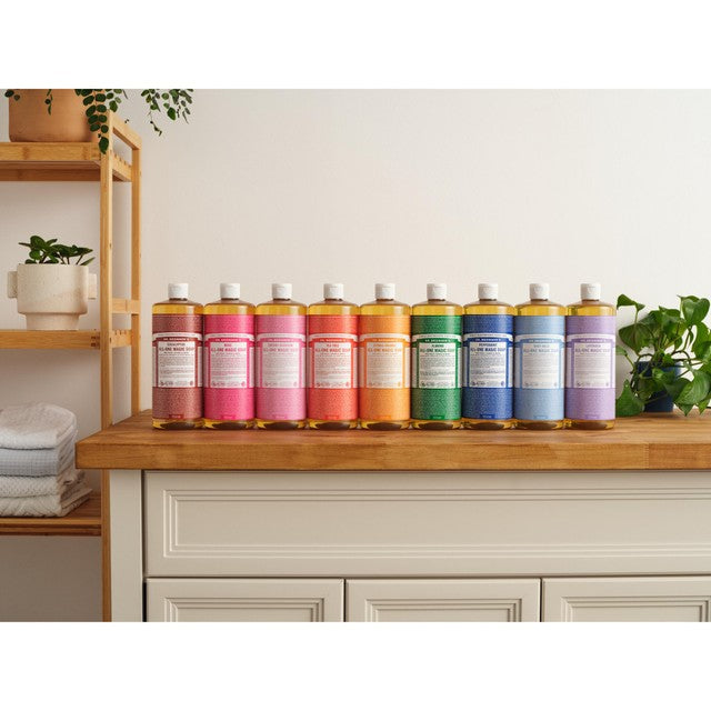 Dr. Bronner's peppermint liquid soap 355ml - British product