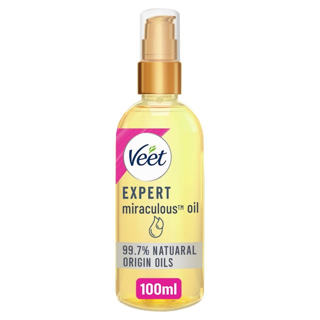 Veet Expert Miraculous Oil all skin types shaving oil 100ml (British brand)
