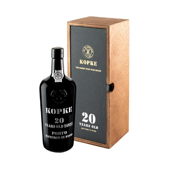 Kopke 20 Year Old Tawny Port Wine Bottle 75cl, UK version