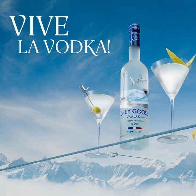 Grey Goose vodka 70cl, UK version