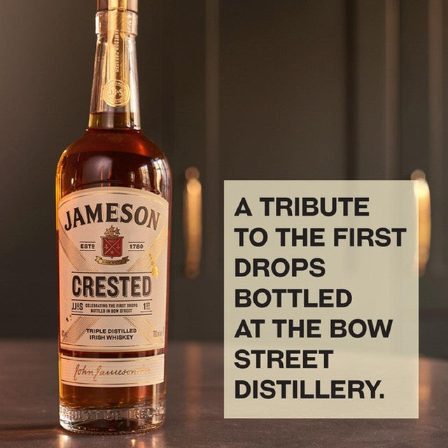 Jameson Crested Irish whiskey 70cl, UK version