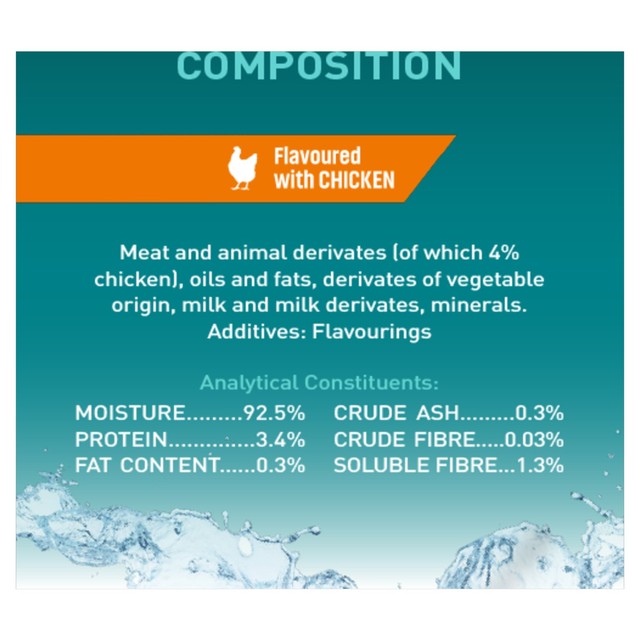 Purina One Hydralife with chicken cat supplement 6x50g pouches, imported from the UK
