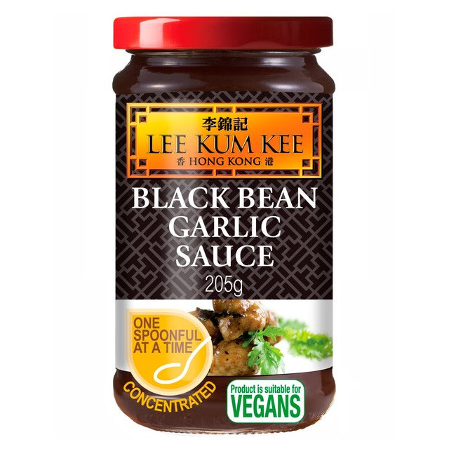 Lee Kum Kee black bean and garlic sauce 205g, UK version
