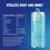 Red Bull Sugar Free Ice Edition Iced Vanilla Berry energy drink 4x250ml, imported from the UK