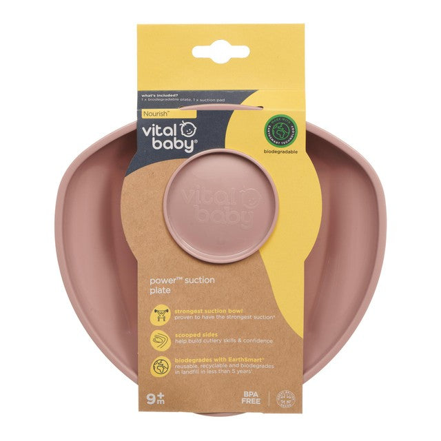 Vital Baby suction plate natural berry (British brand)