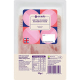 Ocado Cooked Sandwich Ham 115g, imported from the UK