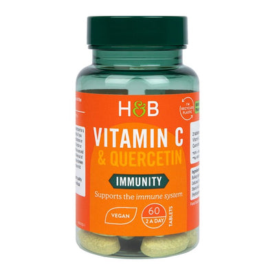 Holland & Barrett Quercetin Plus Vitamin C Immune Support Supplement 60 Tablets