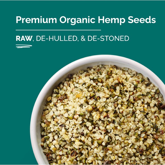 Green Origins organic raw shelled hemp seeds 250g - British product