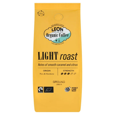 Leon Light Roast Ground Coffee 200g