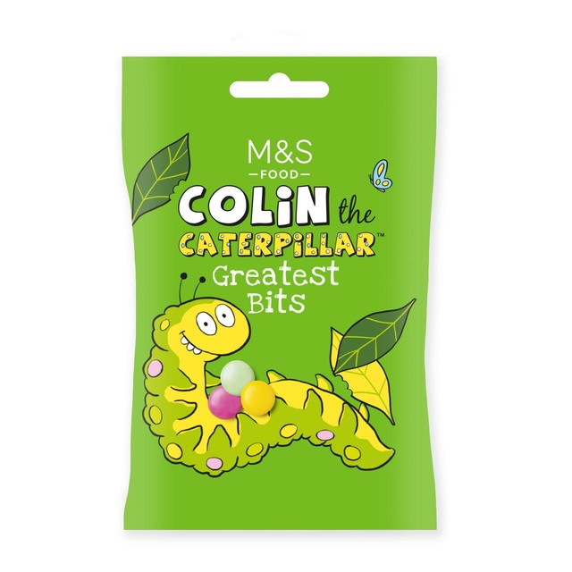M&S Colin Caterpillar chocolate bits 127g, imported from the UK