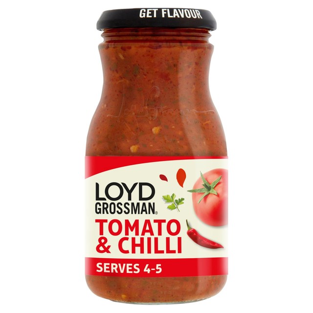 Loyd Grossman Tomato & Chilli Pasta Sauce 660g, UK version