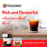 Tassimo Kenco Americano Decaf coffee pods 16 pods (British brand)
