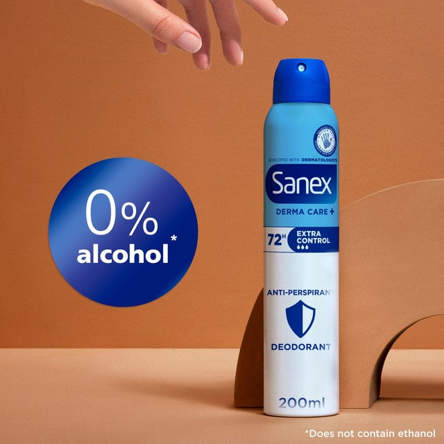 Sanex Derma Care+ Extra Control 72-Hour Antiperspirant Spray Deodorant