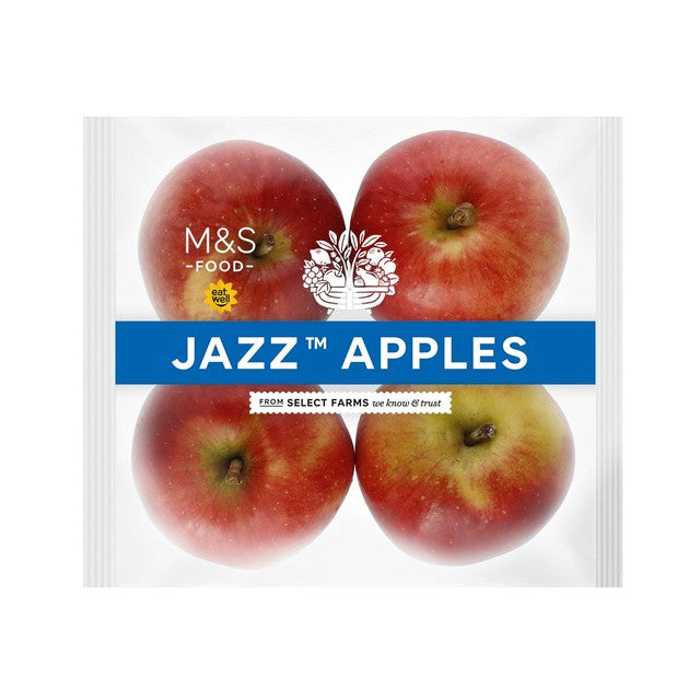 M&S British Jazz Apples 4 per pack, imported from the UK