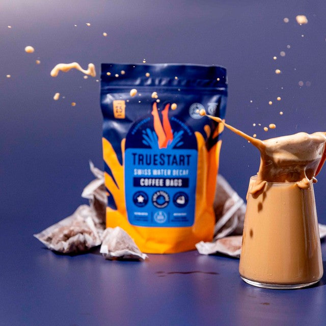 TrueStart Swiss Water Decaf Coffee Bags 200g (British brand)