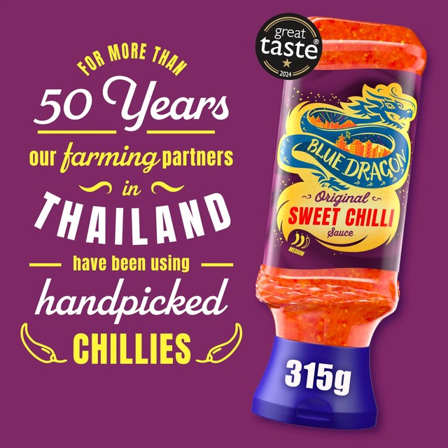 Blue Dragon original Thai sweet chilli sauce 315g - British product