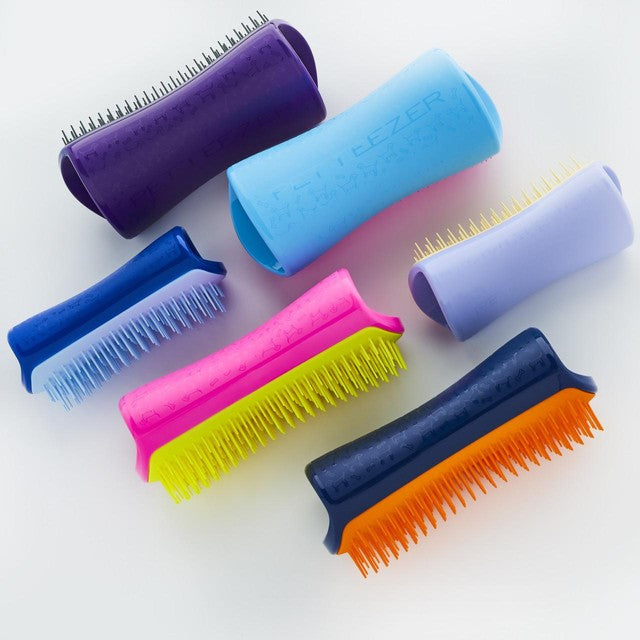 Tangle Teezer De-shedding Dog Grooming Brush Blue Pink, imported from the UK