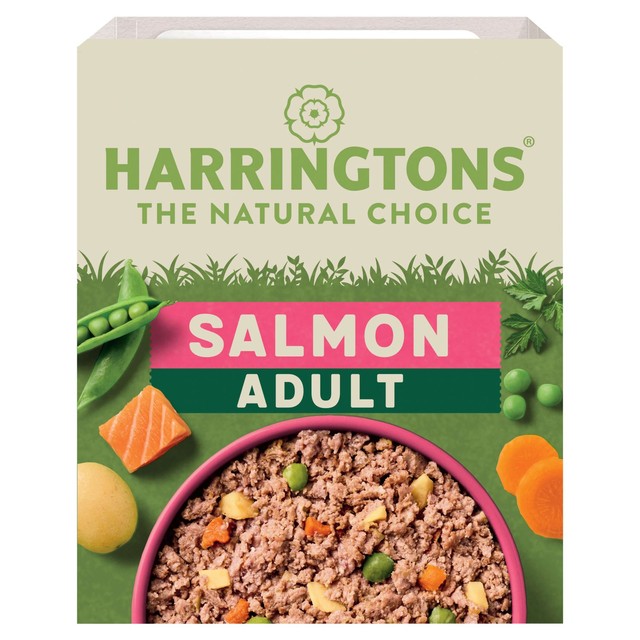 Harringtons wet dog food salmon & potato 400g, UK version