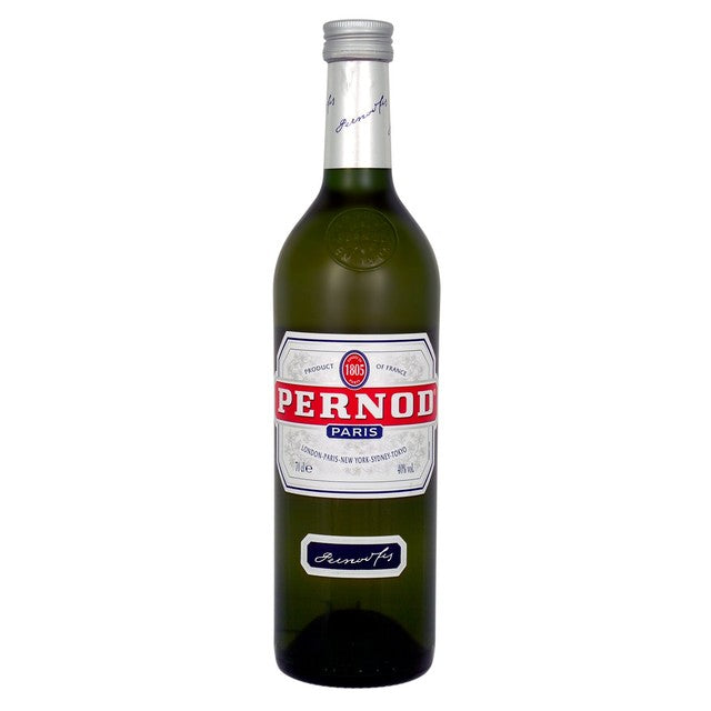 Pernod Aniseed Pastis Liqueur 70cl, imported from the UK