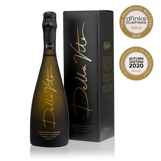 Della Vite Prosecco Superiore DOCG 75cl, imported from Italy