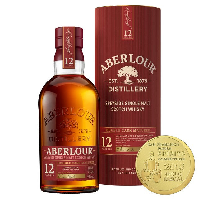 Aberlour 12 Year Old Speyside single malt Scotch whisky 70cl - British product