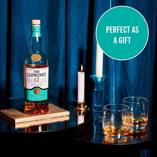 The Glenlivet 12 Year Old single malt Scotch whisky 70cl (British brand)
