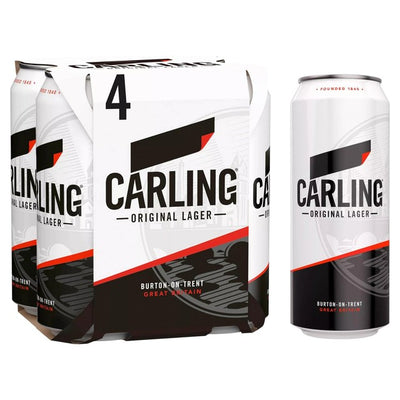Carling Original Lager British Lager 4 x 440ml pakke