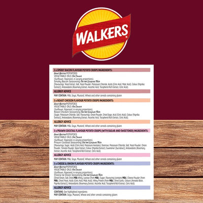 Walkers Meaty Variety Multipack Potetgull