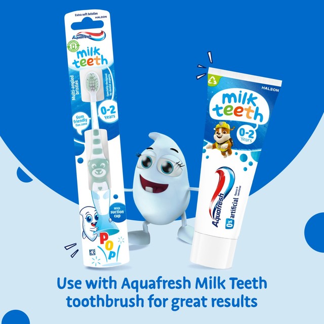 Aquafresh Paw Patrol Milk Teeth Toothpaste for Kids 0-2 Years 50ml - British product