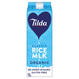 Tilda Classic Organic Rice Milk 1L (British brand)