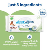 WaterWipes Sensitive+ Baby Toddler Wipes 3-Pack with 180 wipes (British brand)