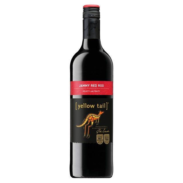 Yellow Tail Jammy Red Roo wine 75cl (British brand)