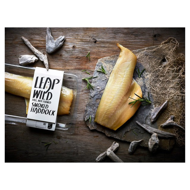 LEAP smoked haddock fillets 240g, UK version
