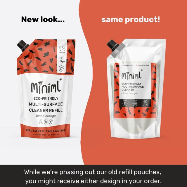 Miniml multi-surface cleaner blood orange 1L, imported from the UK
