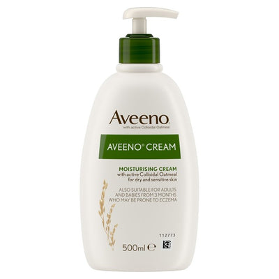 Aveeno Moisturising Body Cream for Dry Sensitive Skin 500ml