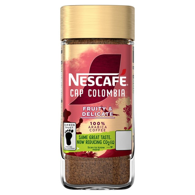 Nescafe Colombia instant coffee 95g, imported from the UK
