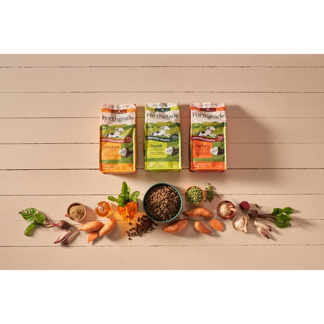 Forthglade dry dog food chicken with sweet potato 2kg - British product