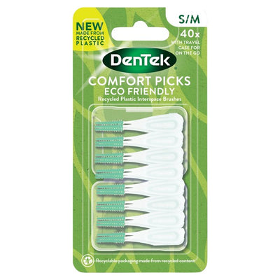 DenTek ECO Comfort Picks Medium Interdental Brushes 40 Pack