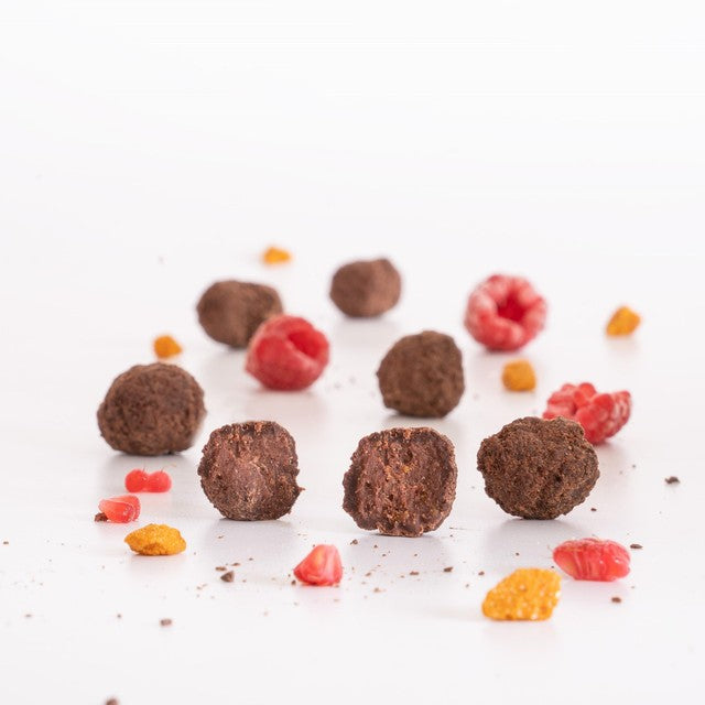 Booja Booja raspberry scrunch chocolate wonders 65g - British product